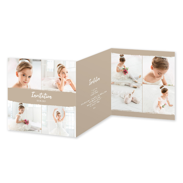 Double Folded Card Square 14,3 x 14,3 cm