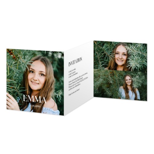 Double Folded Card Square 14,3 x 14,3 cm