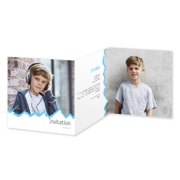 Double Folded Card Square 14,3 x 14,3 cm