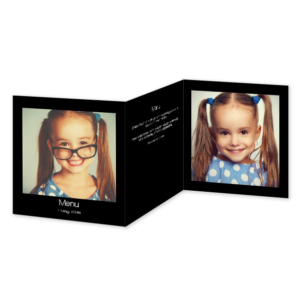 Dubbelgevouwen wenskaart vierkant 14,3 x 14,3 cm Dubbelgevouwen wenskaart vierkant 14,3 x 14,3 cm