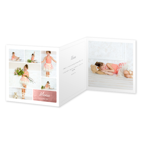 Double Folded Card Square 14,3 x 14,3 cm