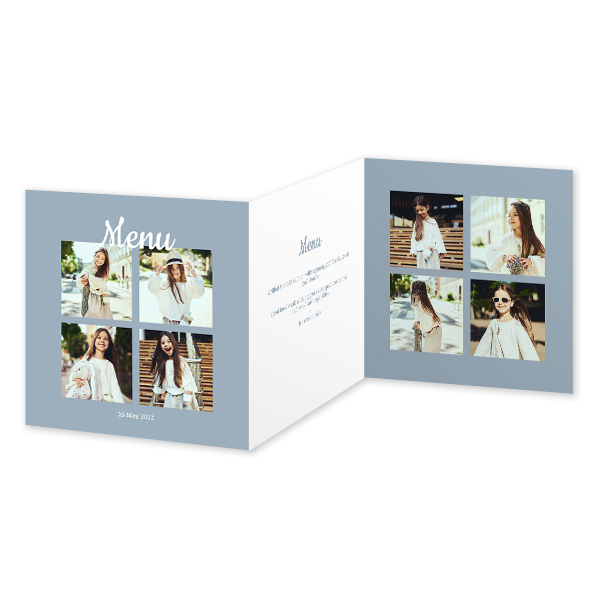 Double Folded Card Square 14,3 x 14,3 cm Double Folded Card Square 14,3 x 14,3 cm