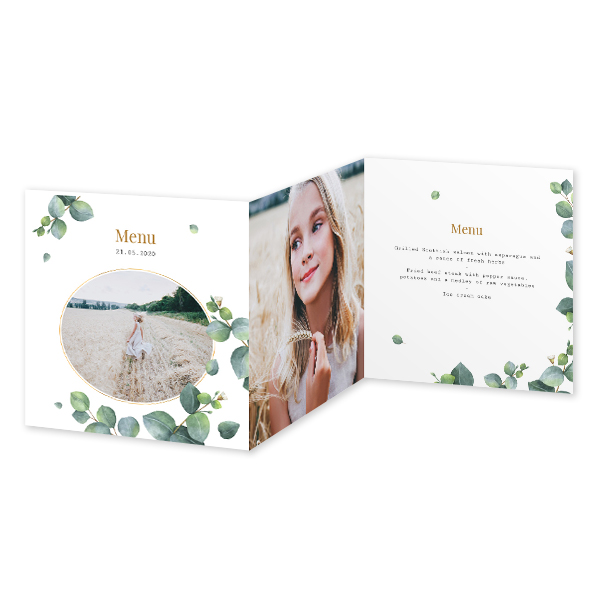 Double Folded Card Square 14,3 x 14,3 cm