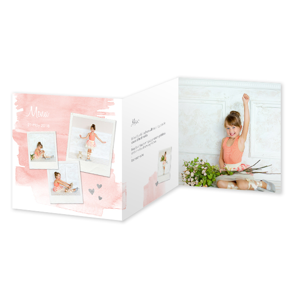 Double Folded Card Square 14,3 x 14,3 cm