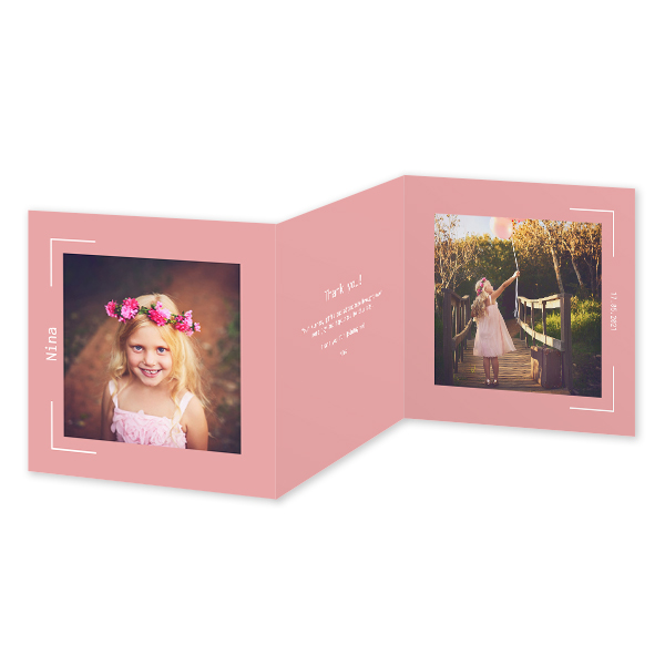 Double Folded Card Square 14,3 x 14,3 cm