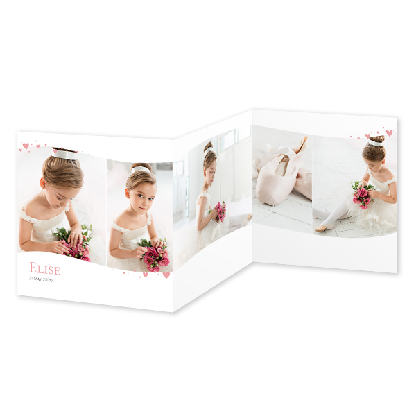 Double Folded Card Square 14,3 x 14,3 cm