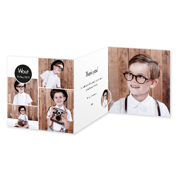 Double Folded Card Square 14,3 x 14,3 cm