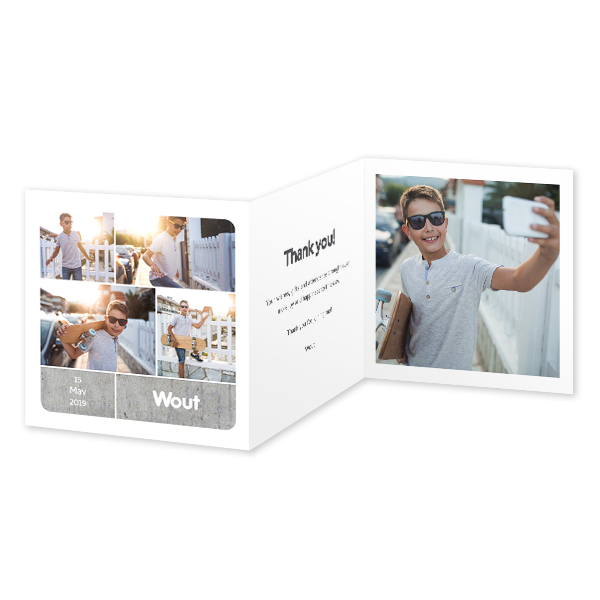 Double Folded Card Square 14,3 x 14,3 cm