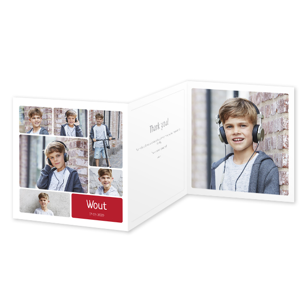 Double Folded Card Square 14,3 x 14,3 cm Double Folded Card Square 14,3 x 14,3 cm