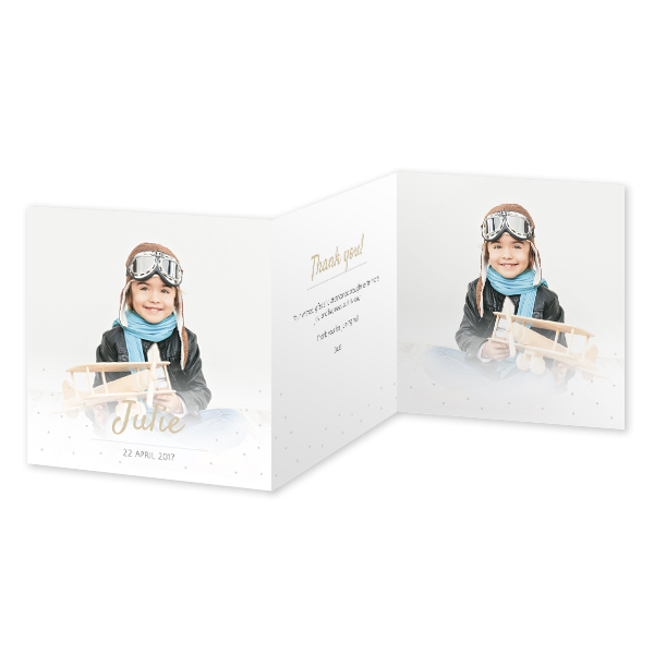 Double Folded Card Square 14,3 x 14,3 cm