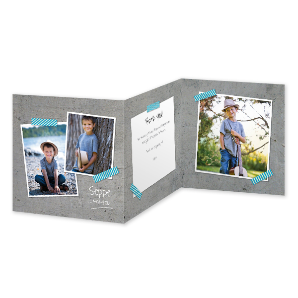 Double Folded Card Square 14,3 x 14,3 cm