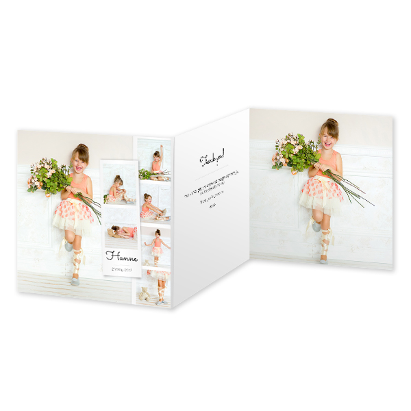 Kuvakortit 6-sivua Neliö 14,3 x 14,3 cm