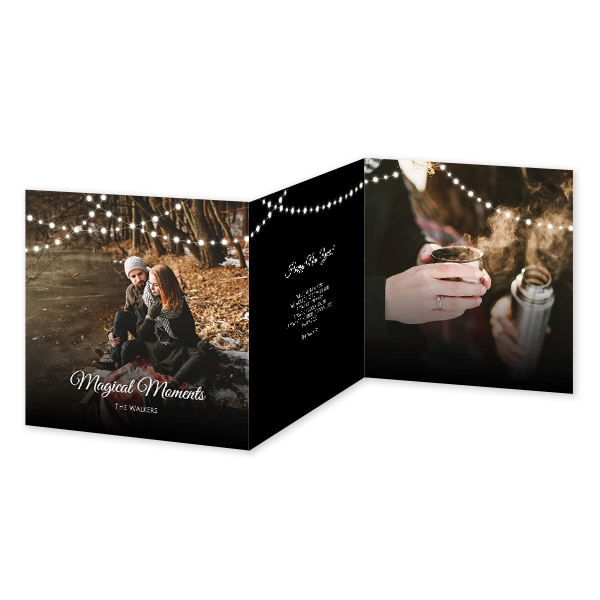 Double Folded Card Square 14,3 x 14,3 cm Double Folded Card Square 14,3 x 14,3 cm