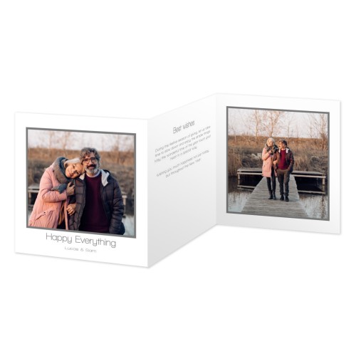 Faire-part 3 volets Carré 14,3 x 14,3 cm Faire-part 3 volets Carré 14,3 x 14,3 cm