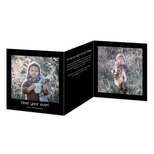 Doppelt gefaltete Grusskarte quadratisch 14,3 x 14,3 cm Doppelt gefaltete Grusskarte quadratisch 14,3 x 14,3 cm