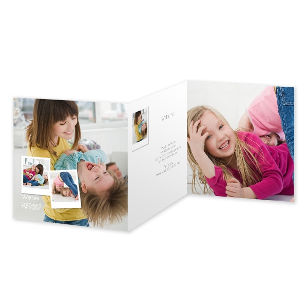 Dubbelgevouwen wenskaart vierkant 14,3 x 14,3 cm Dubbelgevouwen wenskaart vierkant 14,3 x 14,3 cm