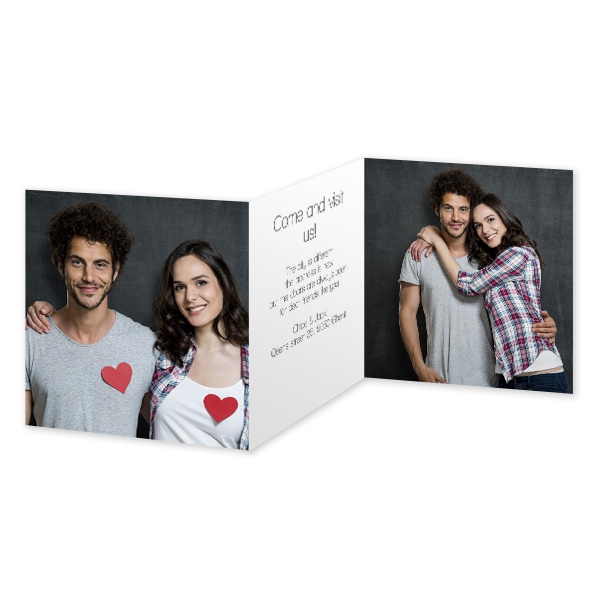 Fotokort 6 sider Kvadratisk 14,3 x 14,3 cm