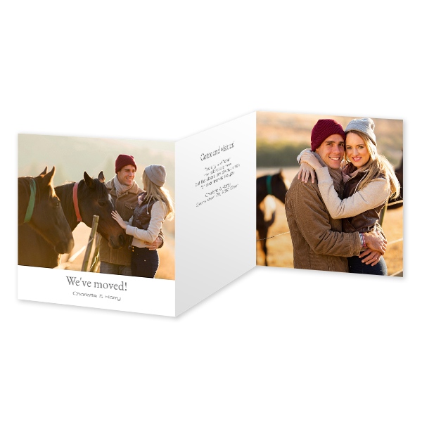 Faire-part 3 volets Carré 14,3 x 14,3 cm Faire-part 3 volets Carré 14,3 x 14,3 cm