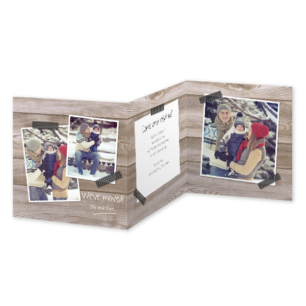 Dubbelgevouwen Kaart Vierkant 14,3 x 14,3 cm