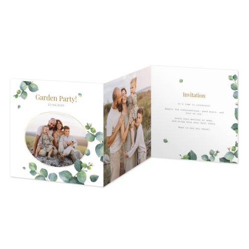 Double Folded Card Square 14,3 x 14,3 cm