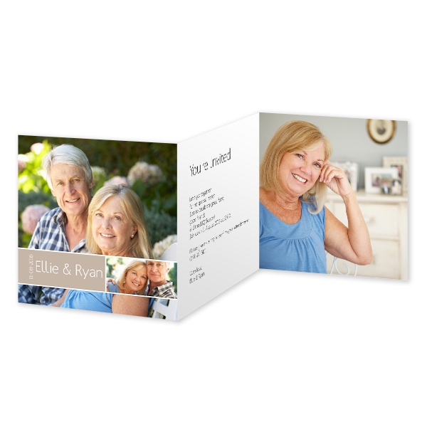 Fotokort 6 sider Kvadratisk 14,3 x 14,3 cm