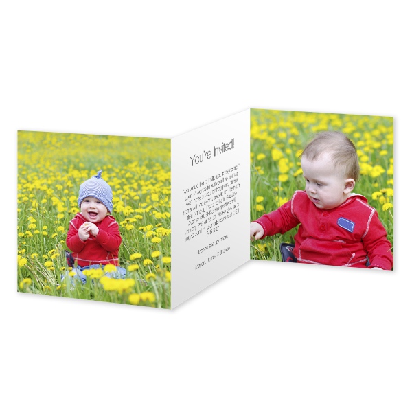 Fotokort 6 sider Kvadratisk 14,3 x 14,3 cm