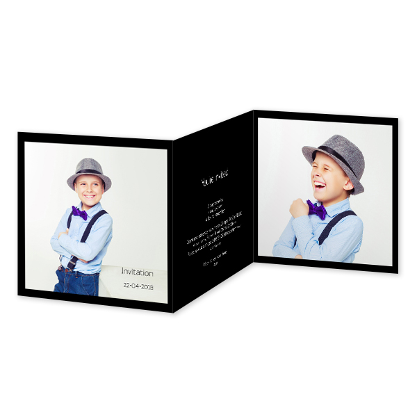 Double Folded Card Square 14,3 x 14,3 cm Double Folded Card Square 14,3 x 14,3 cm