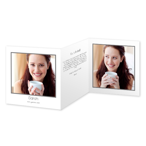 Fotokort 6 sider Kvadratisk 14,3 x 14,3 cm