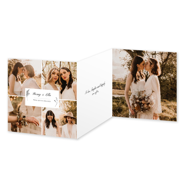 Double Folded Card Square 14,3 x 14,3 cm