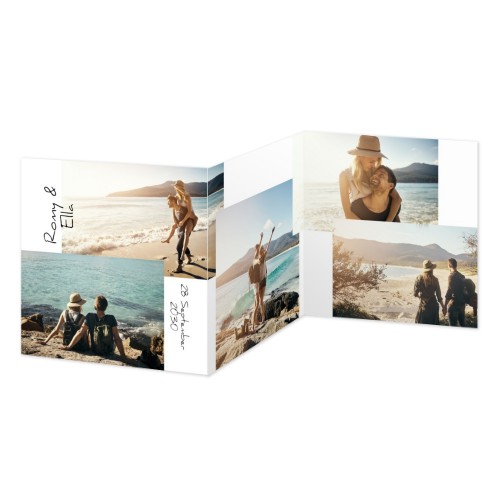 Dubbelgevouwen wenskaart vierkant 14,3 x 14,3 cm Dubbelgevouwen wenskaart vierkant 14,3 x 14,3 cm