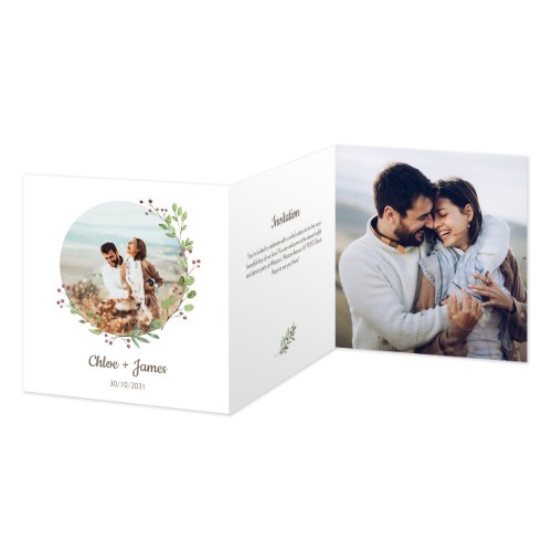 Double Folded Card Square 14,3 x 14,3 cm Double Folded Card Square 14,3 x 14,3 cm