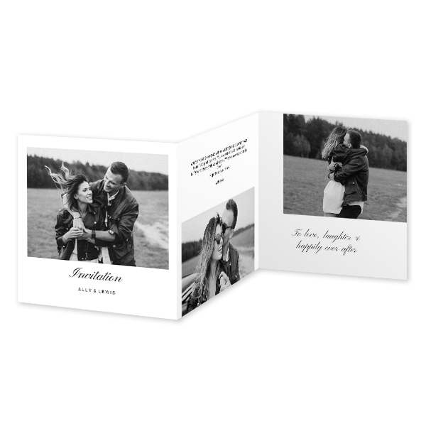 Double Folded Card Square 14,3 x 14,3 cm