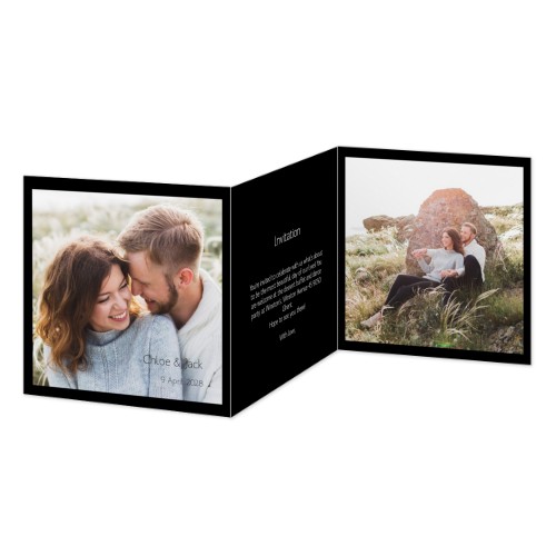 Double Folded Card Square 14,3 x 14,3 cm Double Folded Card Square 14,3 x 14,3 cm
