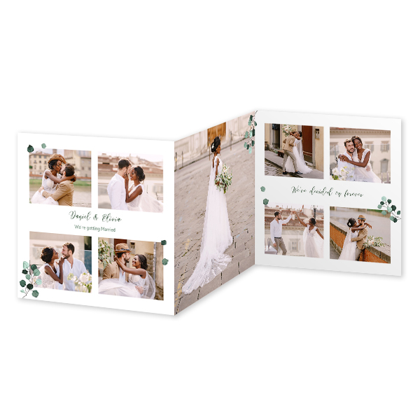 Double Folded Card Square 14,3 x 14,3 cm Double Folded Card Square 14,3 x 14,3 cm