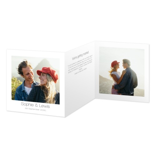 Double Folded Card Square 14,3 x 14,3 cm