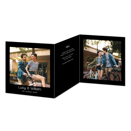 Fotokort 6 sider Kvadratisk 14,3 x 14,3 cm