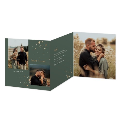 Fotokort 6 sidor Kvadrat 14,3 x 14,3 cm