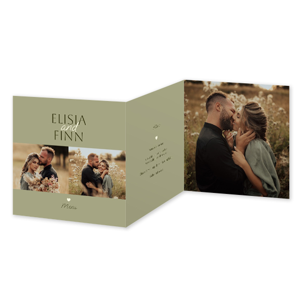 Double Folded Card Square 14,3 x 14,3 cm Double Folded Card Square 14,3 x 14,3 cm
