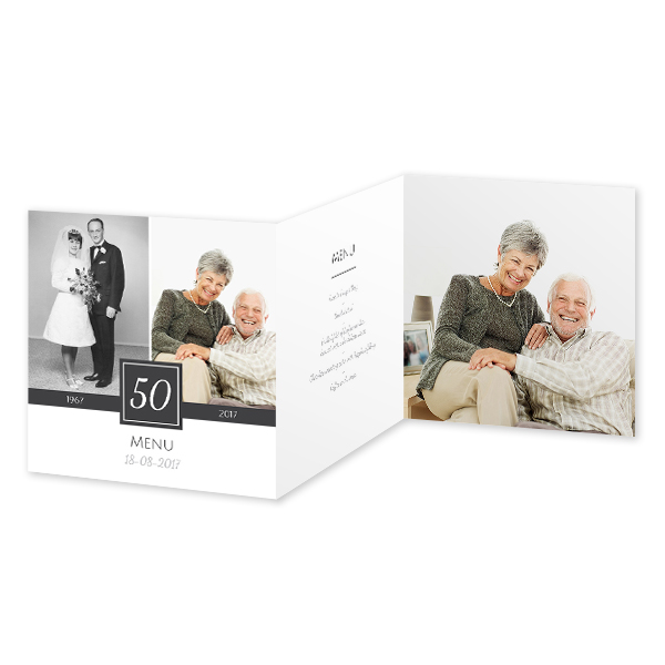 Double Folded Card Square 14,3 x 14,3 cm