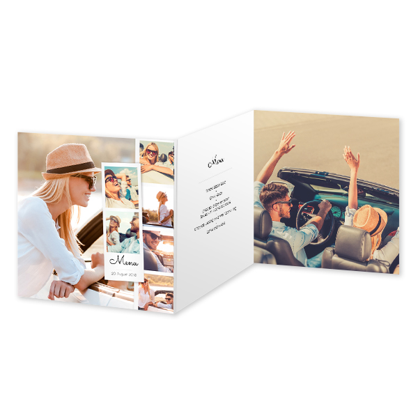 Double Folded Card Square 14,3 x 14,3 cm