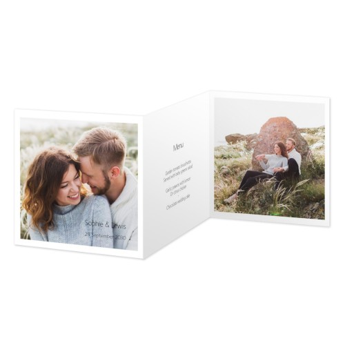 Double Folded Card Square 14,3 x 14,3 cm Double Folded Card Square 14,3 x 14,3 cm