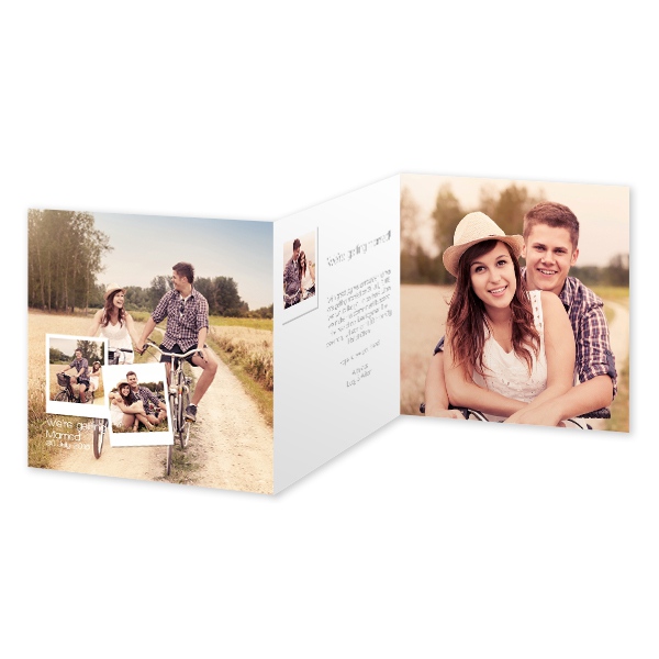 Double Folded Card Square 14,3 x 14,3 cm