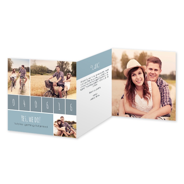 Double Folded Card Square 14,3 x 14,3 cm Double Folded Card Square 14,3 x 14,3 cm