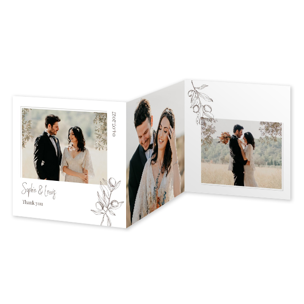 Double Folded Card Square 14,3 x 14,3 cm Double Folded Card Square 14,3 x 14,3 cm
