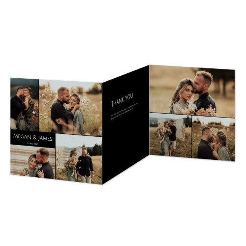 Fotokort 6 sider Kvadratisk 14,3 x 14,3 cm