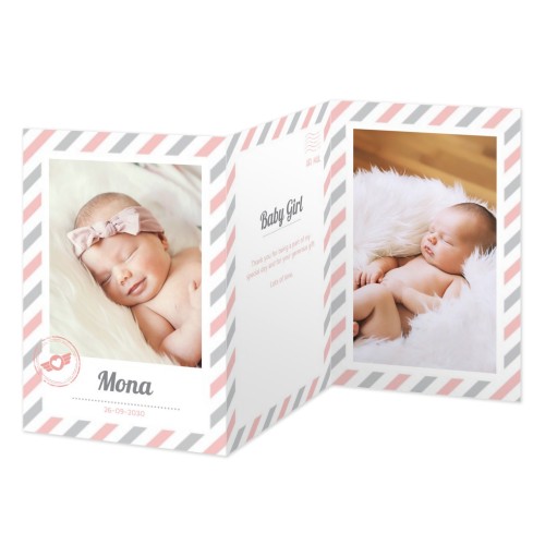 Faire-part 3 volets Portrait 10 x 14,3 cm Faire-part 3 volets Portrait 10 x 14,3 cm