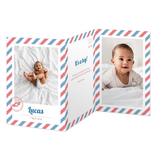 Fotokort 6 sider Portræt 10 x 14,3 cm