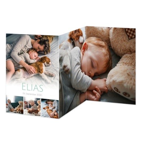 Dubbelgevouwen Kaart Staand 10 x 14,3 cm