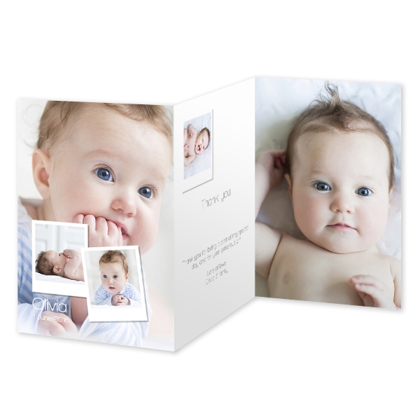 Double Folded Card Portrait 10 x 14,3 cm