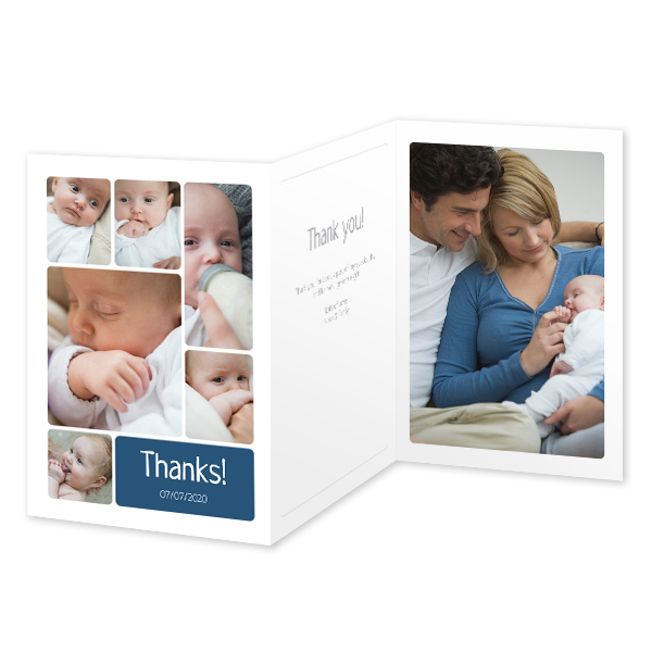 Double Folded Card Portrait 10 x 14,3 cm